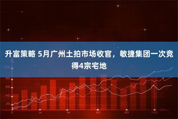 升富策略 5月广州土拍市场收官，敏捷集团一次竞得4宗宅地
